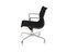 Chaise Pivotante Modèle Ea 117 Mid-Century en Cuir Noir par Charles & Ray Eames pour Vitra 15