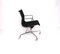Chaise Pivotante Modèle Ea 117 Mid-Century en Cuir Noir par Charles & Ray Eames pour Vitra 9
