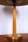 Lampada da tavolo moderna in ottone e quercia di Erik Tidstrand per Nordiska Kompaniet, Svezia, anni '40, Immagine 8