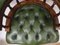 Chaise Captains Vintage en Cuir Vert 13