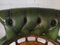 Chaise Captains Vintage en Cuir Vert 12