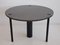 Round Dining Table in Black Lacquered Metal and Granite Top, 1970s 3