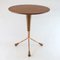 Mid-Century Tripod Side Teak Table by Albert Larsson for Alberts Tibro, 1950s 1