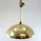 Large Mid-Century Brass Pendant Lamp from Bergboms, 1960s 1