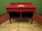 Circus-Themed Painted Red Washstand Cabinet with Star on Top, 1890s 9