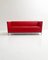 Vintage Red 3-Seater Sofa from Walter Knoll / Wilhelm Knoll 1