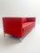 Vintage Red 3-Seater Sofa from Walter Knoll / Wilhelm Knoll 5