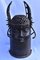 Bini / Edo Artist, Oba Commemorative Head with Wings, Pre-1800, Bronze 1