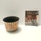 Round Embossed Copper Cachepot or Vase in the style of Egidio Casagrande, Italy, 1950s 2