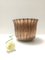 Round Embossed Copper Cachepot or Vase in the style of Egidio Casagrande, Italy, 1950s 4