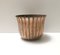 Round Embossed Copper Cachepot or Vase in the style of Egidio Casagrande, Italy, 1950s 1