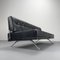 Constanze Daybed in Black Leather by Johannes Spalt for Wittmann, Vienna, 1960s, Image 1