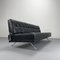 Constanze Daybed in Black Leather by Johannes Spalt for Wittmann, Vienna, 1960s, Image 4