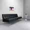 Constanze Daybed in Black Leather by Johannes Spalt for Wittmann, Vienna, 1960s, Image 2