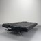 Constanze Daybed in Black Leather by Johannes Spalt for Wittmann, Vienna, 1960s, Image 7
