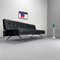 Constanze Daybed in Black Leather by Johannes Spalt for Wittmann, Vienna, 1960s, Image 3