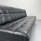 Constanze Daybed in Black Leather by Johannes Spalt for Wittmann, Vienna, 1960s, Image 10