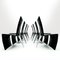 First Edition Ed Archer Chairs in Black Leather and Aluminium by Philippe Starck for Aleph, 1987, Set of 8, Image 1