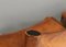 Monk Chairs in Cognac Tan Leather attributed to Afra & Tobia Scarpa for Molteni, Italy, 1974, Set of 4 16