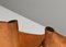 Monk Chairs in Cognac Tan Leather attributed to Afra & Tobia Scarpa for Molteni, Italy, 1974, Set of 4 17