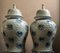 Chinesische Dekorative Riesenvasen aus Porzellan in Blau & Weiß, 2 . Set 8