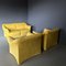 Set de Salon Modèle 685 Tentazione par Mario Bellini pour Cassina, Italie, 1973, Set de 3 4