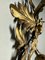 Italian Floral Ceiling Light in Gilt Toleware from Banci Firenze, 1960s 3