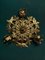 Italian Floral Ceiling Light in Gilt Toleware from Banci Firenze, 1960s 6