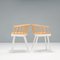 Silla de comedor Cyborg Stick en blanco y fresno natural atribuida a Marcel Wanders para Magis, década de 2010, Imagen 19
