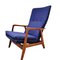 Sillón inclinable Rock Siësta con respaldo alto de A. Relling and T. Bekken para Arnestad Bruk, Noruega, 1957, Imagen 1