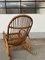 Mecedora italiana Mid-Century moderna de bambú y ratán, años 60, Imagen 7