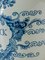 Oud Delft Delft Blue Tobacco Jar Table Lamp, New Pleated Shade, Image 9