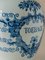 Oud Delft Delft Blue Tobacco Jar Table Lamp, New Pleated Shade, Image 5