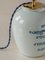 Oud Delft Delft Blue Tobacco Jar Table Lamp, New Pleated Shade, Image 8