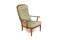 Butaca escandinava grande de Carl Malmsten para OH Sjögren, Sweden, años 70, Imagen 6