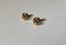 Boutons de Manchette Mid-Century en Or Jaune 14 Carat Noué, 1960s, Set de 2 1