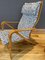 Sedia vintage con poggiapiedi di Simo Heikkila per Ikea, anni '90, Immagine 3