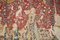 Large Vintage Lady and the Unicorn Wall Hanging Woven Tapestry, Image 3