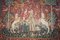 Large Vintage Lady and the Unicorn Wall Hanging Woven Tapestry, Image 2