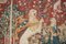 Large Vintage Lady and the Unicorn Wall Hanging Woven Tapestry, Image 7
