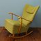 Green Swedish Rocking Chair, 1960s 3