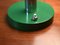 Bauhaus Adjustable Green Table Lamp in Chrome and Enameled Metal, Italy, 1940s 6
