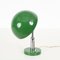 Bauhaus Adjustable Green Table Lamp in Chrome and Enameled Metal, Italy, 1940s 18