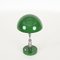 Bauhaus Adjustable Green Table Lamp in Chrome and Enameled Metal, Italy, 1940s 12