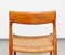 Teak Dining Chairs No. 77 by Niels O. Møller Moller for J.L.Møller, Set of 6, Image 7