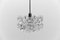 Lustre en Chrome et Verre de Cristal par Kinkeldey, Allemagne, 1970s 1