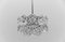 Lustre en Chrome et Verre de Cristal par Kinkeldey, Allemagne, 1970s 3