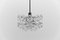Lustre en Chrome et Verre de Cristal par Kinkeldey, Allemagne, 1970s 2