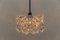 Lustre en Chrome et Verre de Cristal par Kinkeldey, Allemagne, 1970s 4