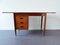 Small Teak Veneer Desk, 1960s 1